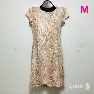 M - NWT Tiana B Snake Print Sleeveless Dress